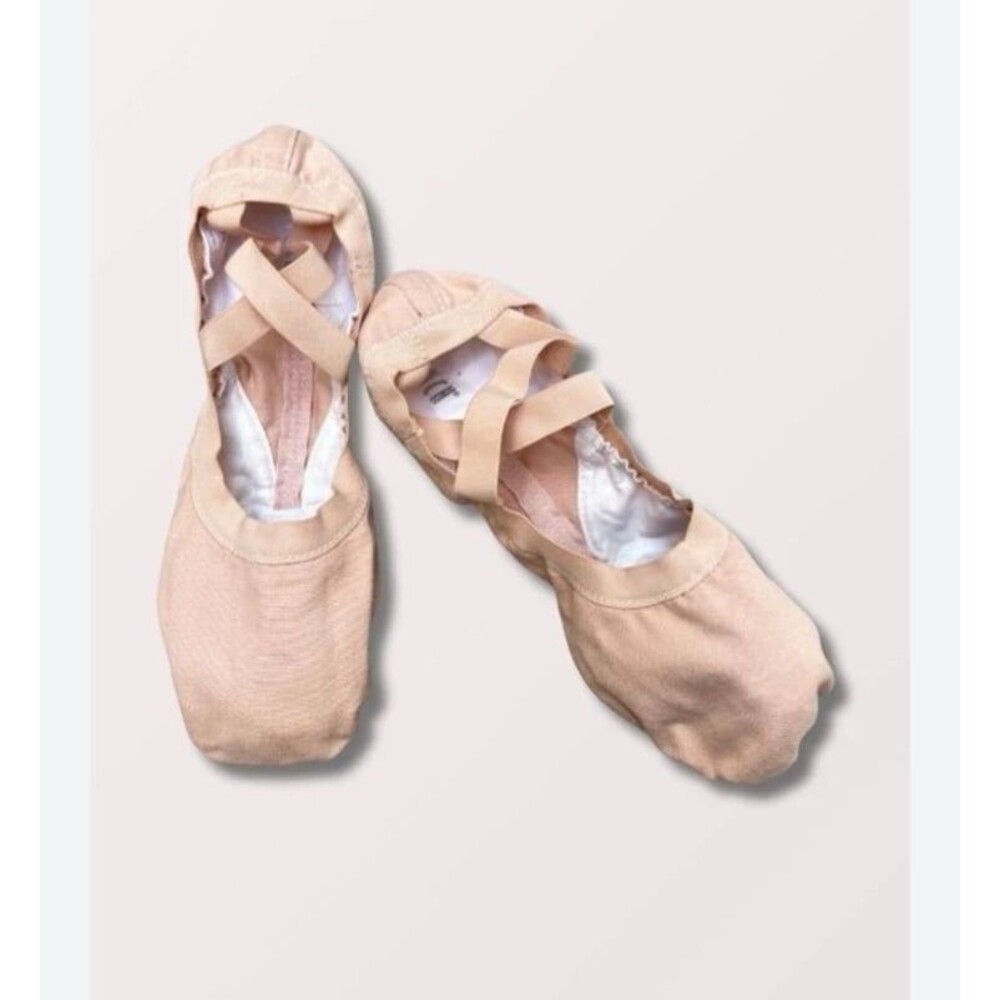Bloch Pro Elastic Canvas Pink Ballet Shoes Size 5